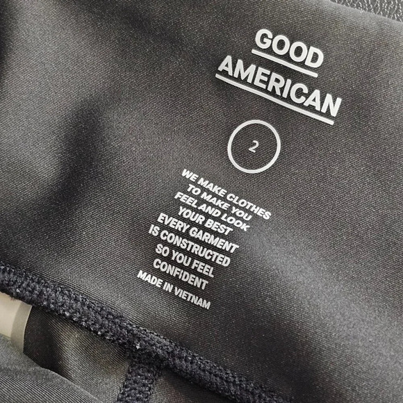 Good American The Ombre Leopard Cinch Waist Leggings Size 2 US Medium - Picture 9 of 11